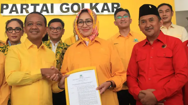 Airin Kembali Jadi Kandidat Golkar, PDIP Respons Santai