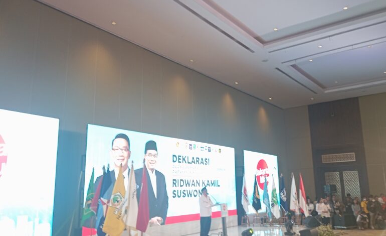 KIM Plus Deklarasi Dukung RK Suswono Jadi Gubernur Jakarta