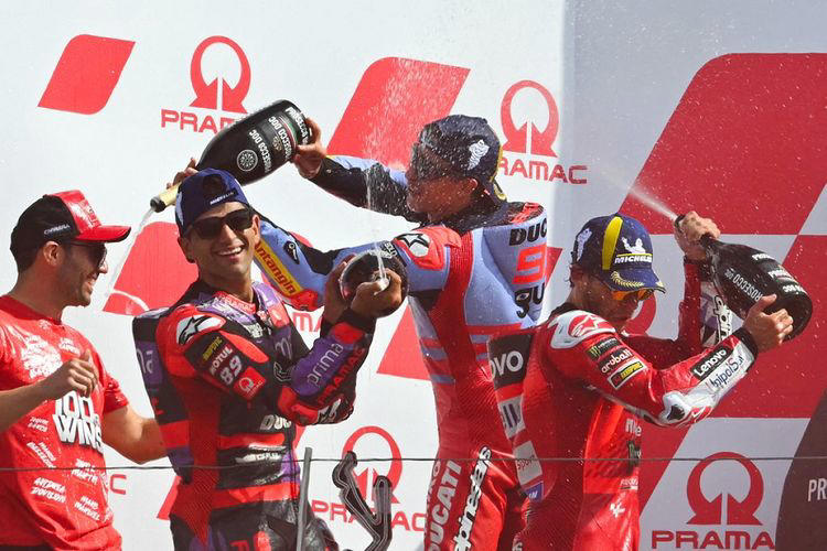 Klasemen MotoGP 2024: Martin Jauhkan Diri dari Bagnaia, Marquez Tergusur