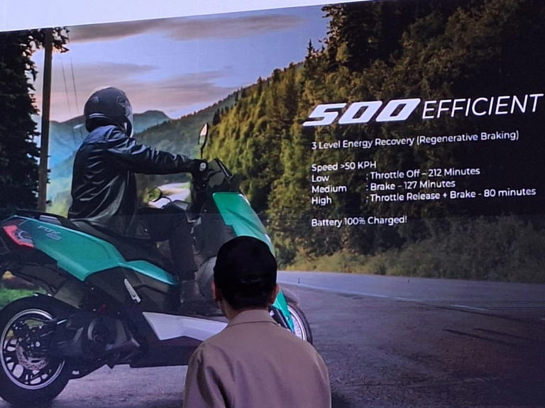 Motor Listrik Polytron Fox 500: Isi Baterai Sendiri Tanpa Dicharge