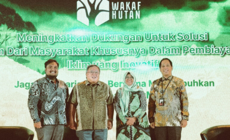 Hutan Wakaf Dinilai Prospektif Jawab Tantangan Perubahan Iklim di Indonesia