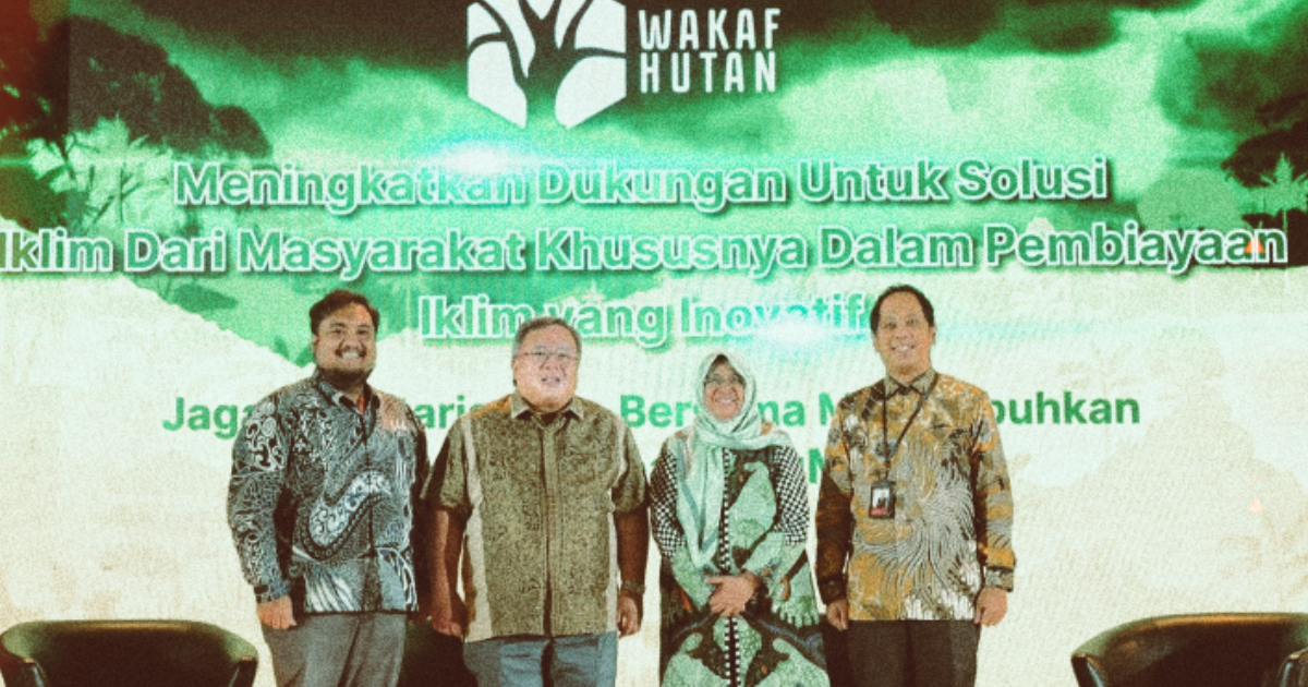 Hutan Wakaf Dinilai Prospektif Jawab Tantangan Perubahan Iklim di Indonesia