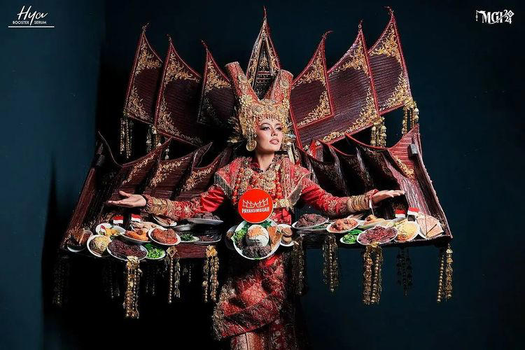 Nova Liana Memukau di Miss Grand International 2024 dengan Kostum Masakan Padang