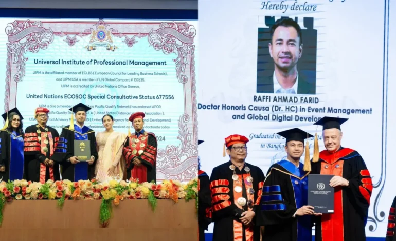 UIPM Klarifikasi Soal Gelar Doktor Honoris Causa Raffi Ahmad yang Tak Diakui Kemendikbudristek
