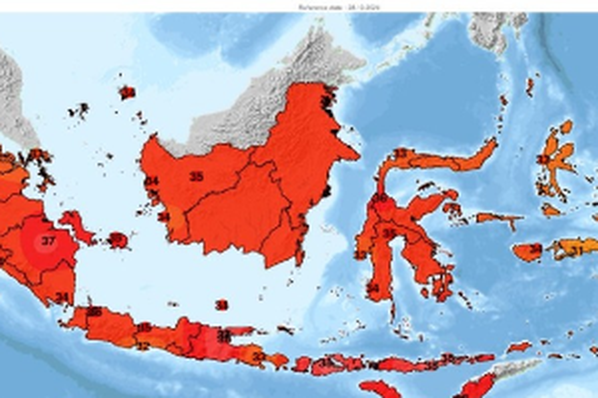 BMKG: Indonesia Diprediksi Alami Suhu Lebih Panas pada 2025