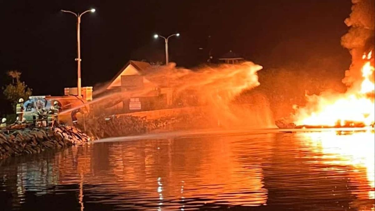 Kebakaran Kapal di Marina Ancol, 1 Orang Tewas, 5 Luka-Luka